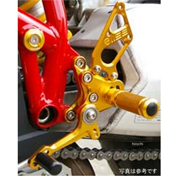ベビーフェイス BabyFace バックステップキット Type2 ドゥカティ 1098、1198 ゴールド 002-D008GDD HD店