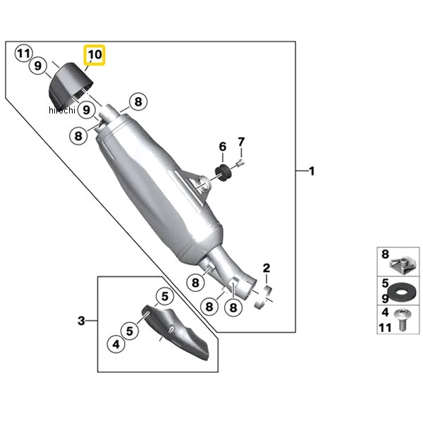 BMW純正 エンドキャップ カーボン 18518406918 HD店