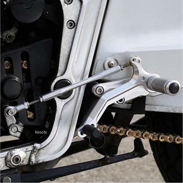 ベビーフェイス BabyFace バックステップキット レースシフト RG400、500γ シルバー 002-S016SVR HD店
