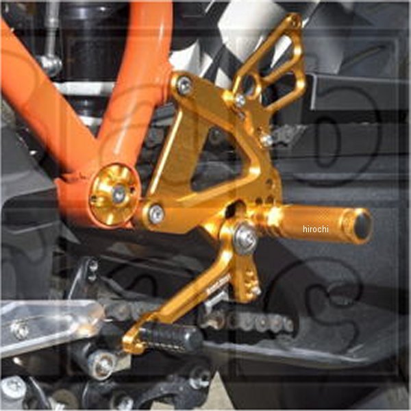 ベビーフェイス BabyFace バックステップキット 20年 KTM 1290スーパーデュークR ゴールド 002-KT013GD HD店