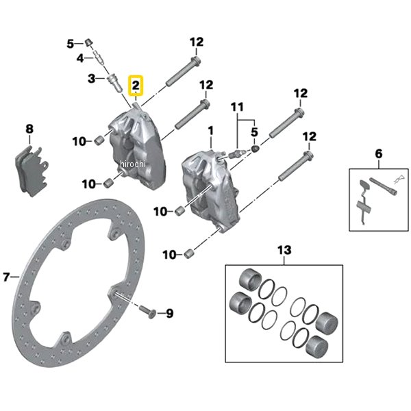 BMW純正 ブレーキ キャリパー RH 34118556254 HD店