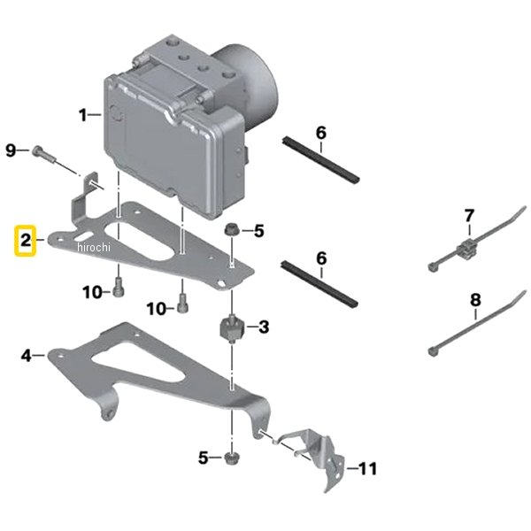 BMW純正 プレッシャー モジュレーター ブラケット 34517719483 HD店