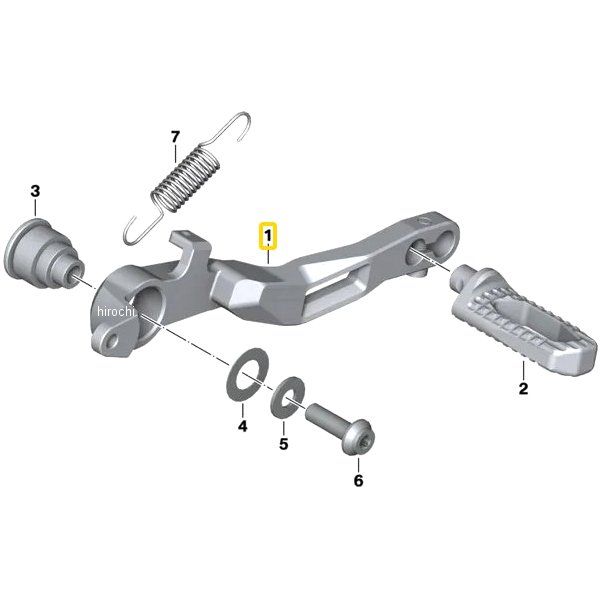 BMW純正 フット ブレーキ レバー フライス加工 35218405787 HD店