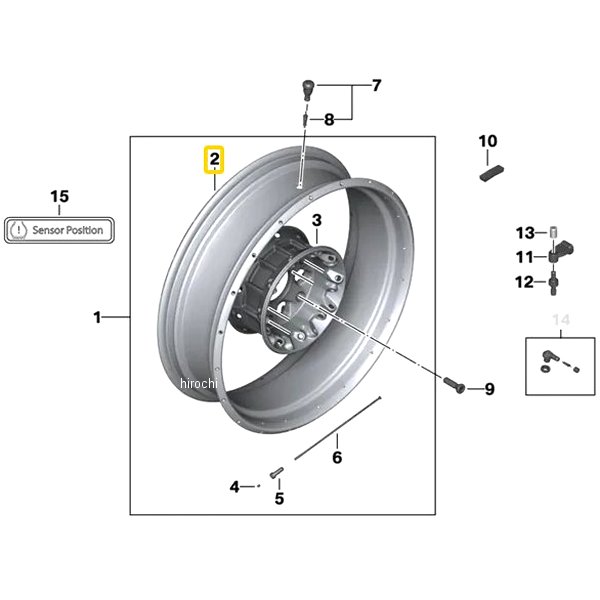 BMW純正 R ホィール リム 36318526666 HD店