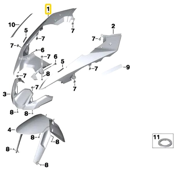 BMW純正 F ホイール カバー アッパー RH 46618532216 HD店