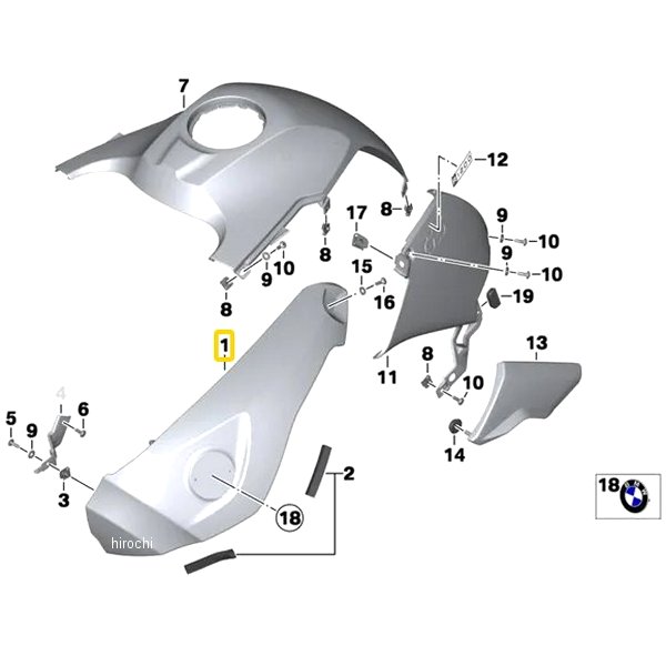 BMW純正 トリム パネル RH 46637702716 HD店