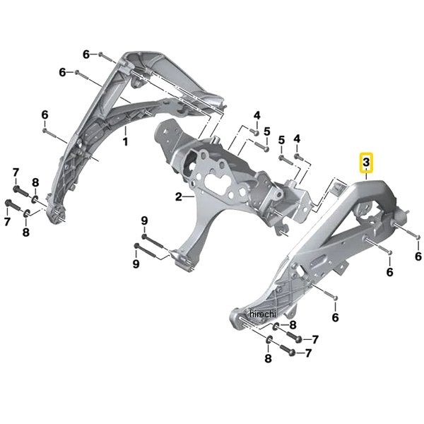 BMW純正 Fキャリア RH 46639480890 HD店