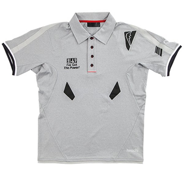 ヨシムラ クシタニ キトルポロシャツ シルバー LLサイズ 900-222-16LL HD店