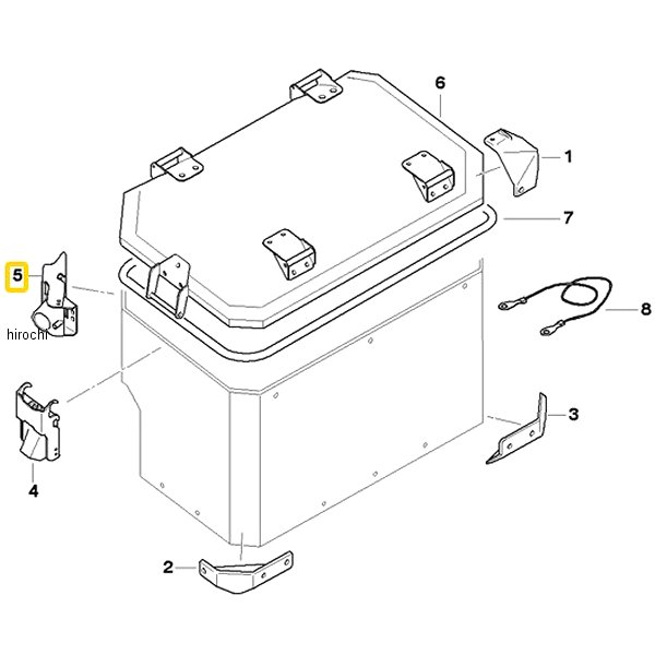 BMW純正 固定ロック ロック シリンダー無し RH 71607694183 HD店
