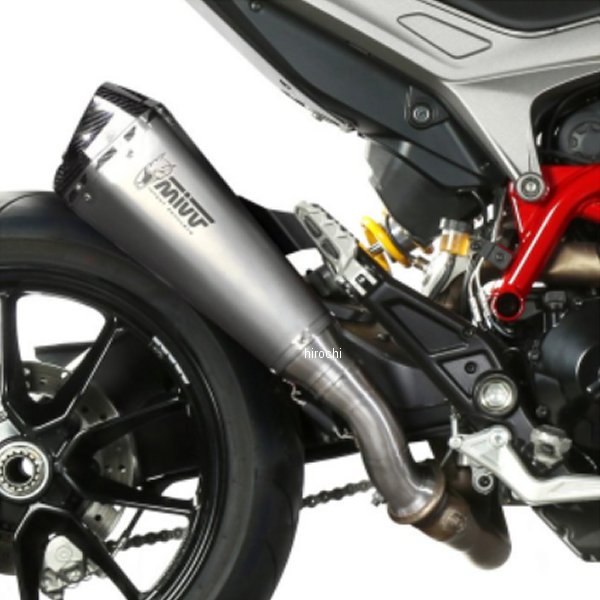 Mivv スリップオンマフラー 触媒なし RACE 16年-18年 ドゥカティ ハイパーモタード939 DELTA ステンレス D.043.LDRX HD店