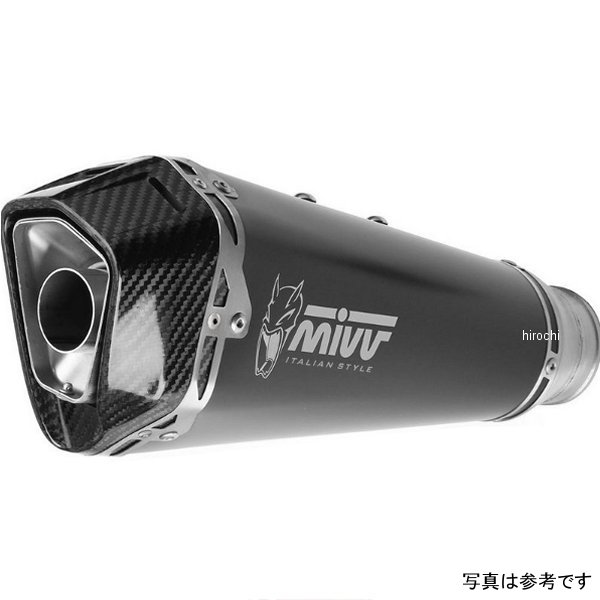 ミヴ Mivv スリップオンマフラー 触媒なし 17年-20年 アプリリア RS125 ブラックステンレス A.011.LDRB HD店｜ヒロチー商事 ハーレー 店