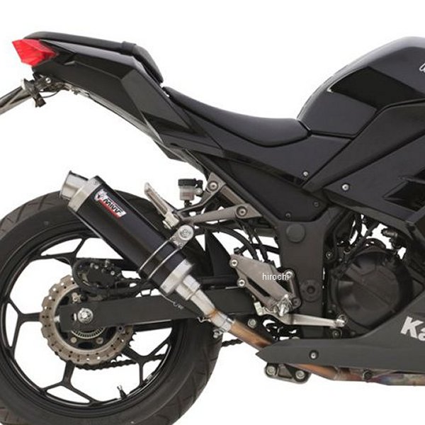 ミヴ Mivv スリップオンマフラー 15年-16年 Z300 GP ブラックステンレス K.038.LXB HD店