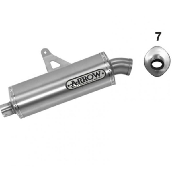 アロー ARROW スリップオンマフラー MAXI RACE TECH 16年-19年 CRF1000L AfricaTwin チタン/ステンエンド 72621PO-CRF1000L HD店