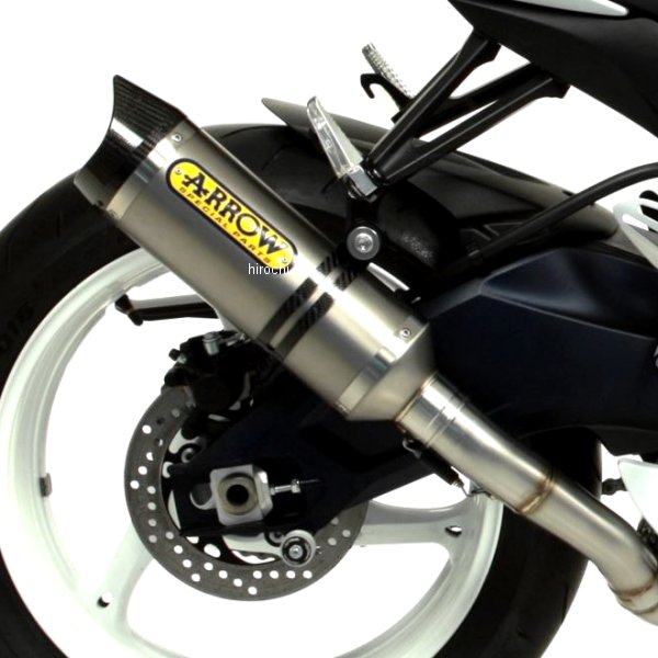 アロー ARROW スリップオンマフラー THUNDER 11年-18年 GSX-R750 チタン/カーボンエンド 71772PK-71438MI-GSX-R750 HD店
