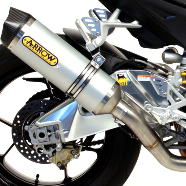 アロー ARROW スリップオンマフラー RACE TECH 17年-18年 アプリリア TUONOV41100 アルミ/カーボンエンド 71744AK+71674KZ HD店