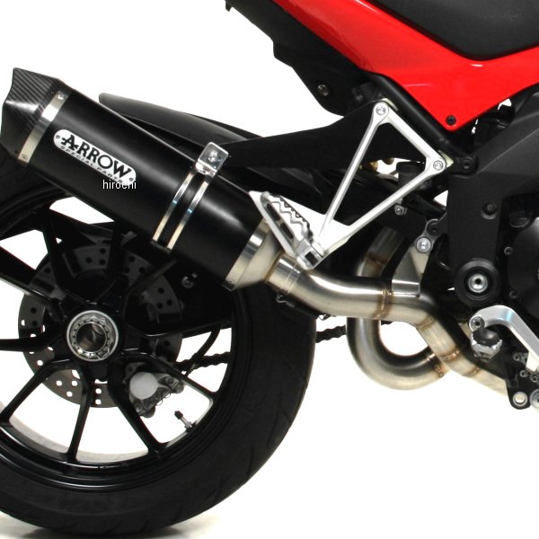 アロー ARROW フルエキゾースト RACE TECH 10年-14年 ドゥカティ MULTISTRADA1200 アルミダーク/カーボンエンド 71768AKN+71429KZ HD店