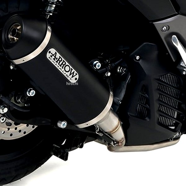 アロー ARROW フルエキゾースト URBAN 17年-20年 NMAX125 アルミダーク/ステンレスダークエンド 53521ANN+53068KZ-NMAX125 HD店