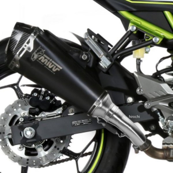 ミヴ Mivv スリップオンマフラー DELTA 19年-21年 Z125 ブラックステンレス K.048.LDRB-Z125 HD店