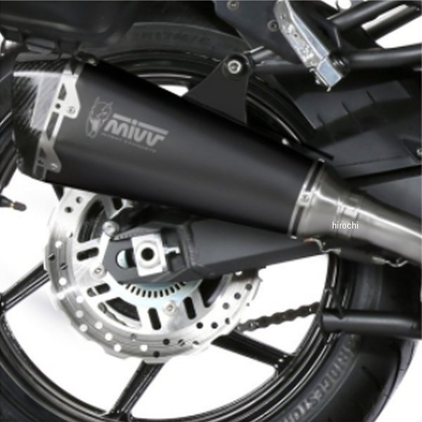 Mivv スリップオンマフラー DELTA RACE 19年-21年 Versys1000 ブラックステンレス K.049.LDRB HD店|ヒロチー商事 ハーレー 店