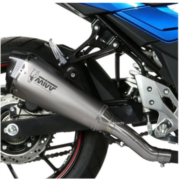 Mivv スリップオンマフラー GP PRO 17年-20年 GSX250R ブラックステンレス S.054.LXBP HD店