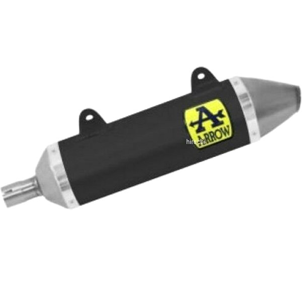 アロー ARROW スリップオンマフラー THUNDER 18年-20年 アプリリア RX125 アルミダーク/ステンエンド 52509AON HD店｜ヒロチー商事 ハーレー 店