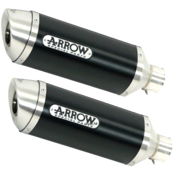 アロー ARROW スリップオンマフラー THUNDER デュアル 17年-20年 Ninja1000 アルミダーク/ステンエンド 71755AON-Nj10 HD店|ヒロチー商事 ハーレー 店