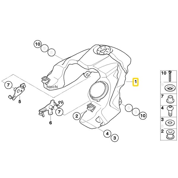 BMW純正 燃料タンク 16117702709 HD店