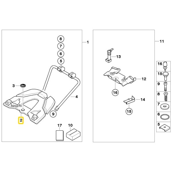 BMW純正 アダプター プレート 71607707240 HD店