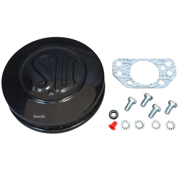 【メーカー在庫あり】 アメリカンプライム American Prime Mfg SUエアクリーナーキット 薄型 ブラック 1007-0044 HD店