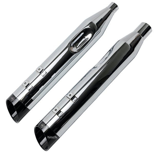 【メーカー在庫あり】 S&S Mk45スリップオンマフラー クローム+ブラックカトラス 17年以降 M8ツアラー 550-1011 HD店