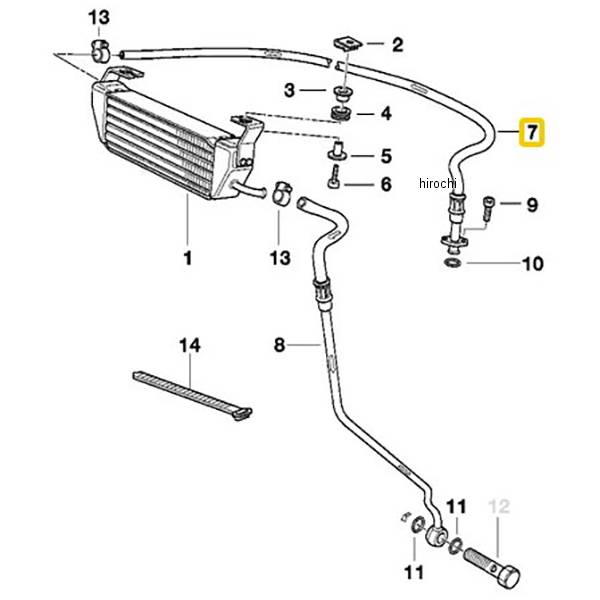 BMW純正 オイル クーラー パイプ フィード SW 17221342926 HD店