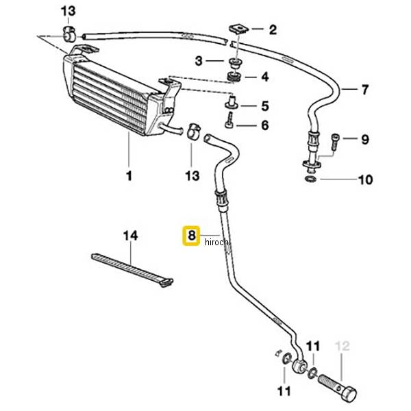 BMW純正 オイル クーラー パイプ リターン SILBER 17221342927 HD店