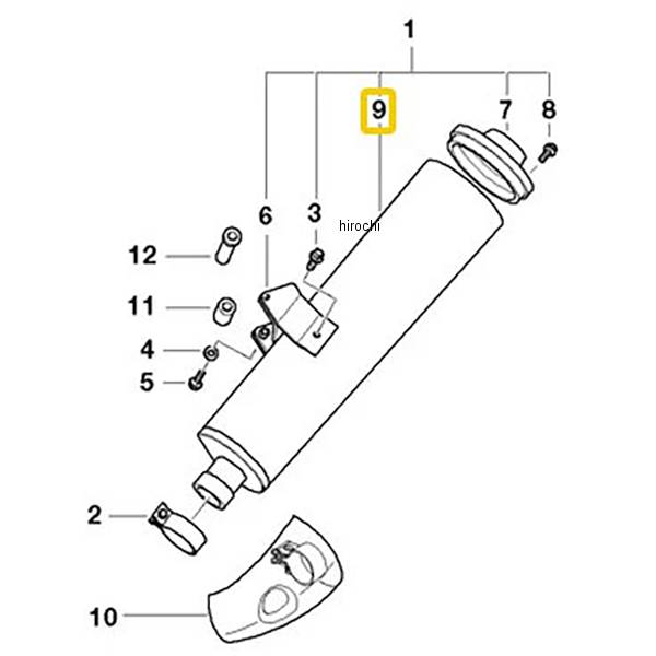 BMW純正 エキゾースト パイプ カバー 4 穴 18127670701 HD店