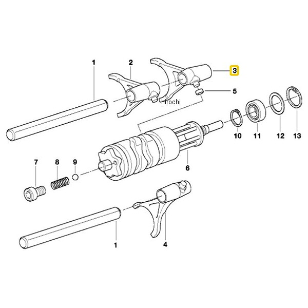 BMW純正 シフト フォーク 5 速 23311340390 HD店