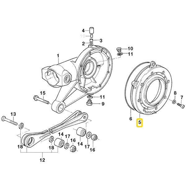 BMW純正 ケースカバー 黒 ABS 33112330038 HD店