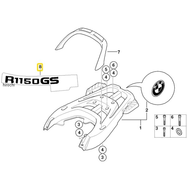 BMW純正 ステッカー LH MANDARIN/SW 46547671381 HD店