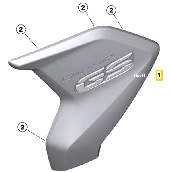 BMW純正 ラジエターカバー レタリング付き 右 46638392882 HD店