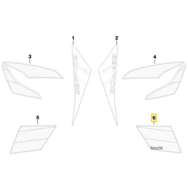 BMW純正 ガーニッシュ タンク カバー 右 RALLYE 51148529852 HD店