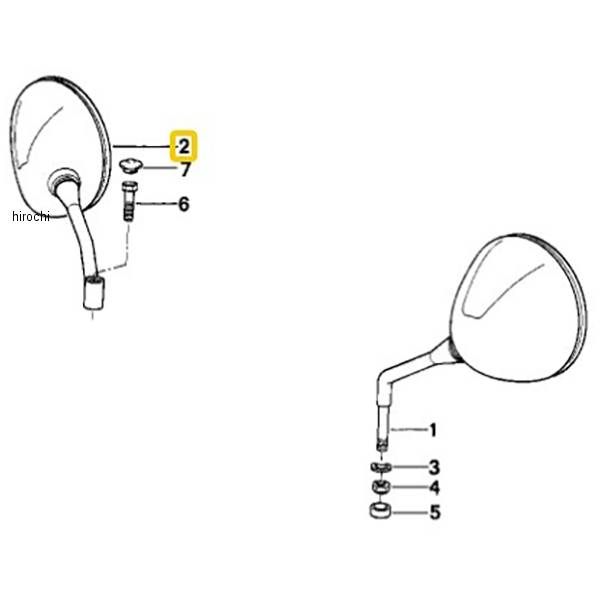 BMW純正 ドア ミラー RH 51162313530 HD店