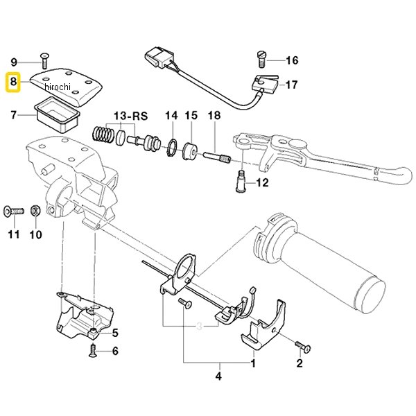 BMW純正 グリップ ユニット カバー chrom 71607655488 HD店