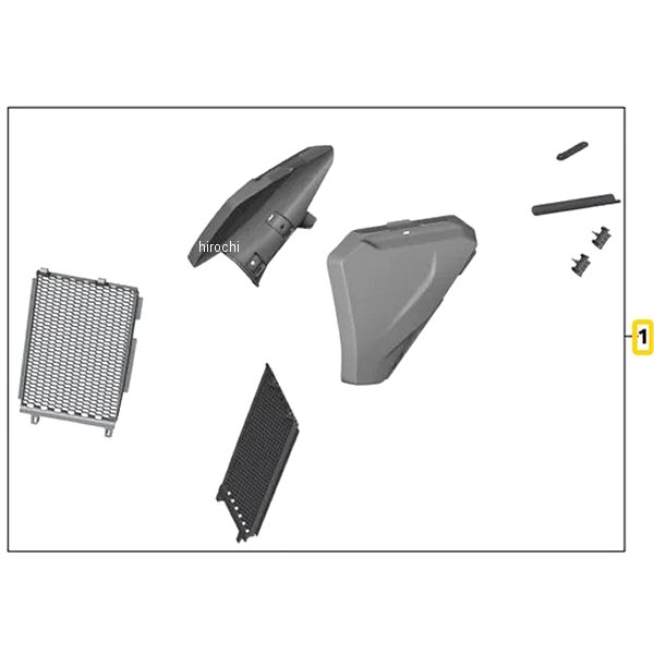 BMW純正 セット スプラッシュ ガードおよびストーン ガード SALES PACKAGING 77312465258 HD店