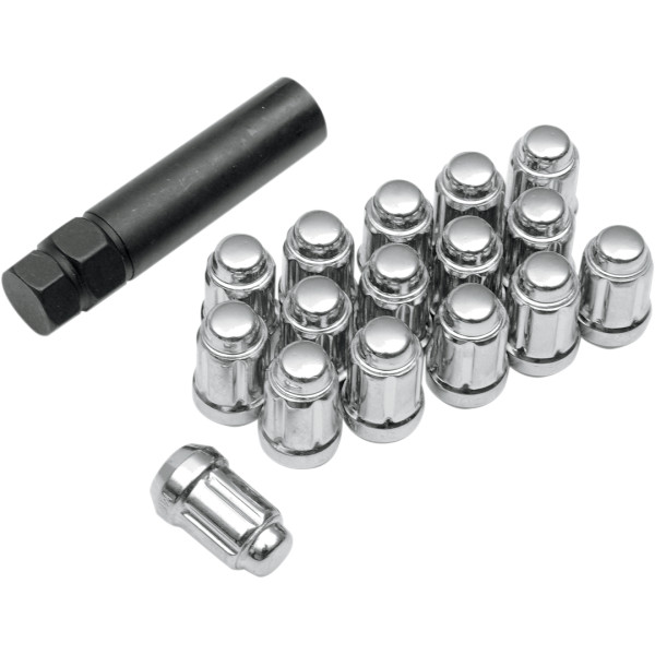 【USA在庫あり】 ITP ホイール ロックナット 12mm x1.5 キー付き (16個入り) itpALUG20BX HD店|ヒロチー商事 ハーレー 店