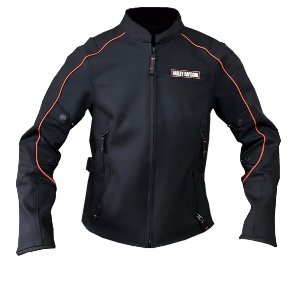 【即納】 ハーレー純正 新品 ライディングジャケット ストレッチ 黒 レディース Mサイズ 98162-18VW/000M HD店