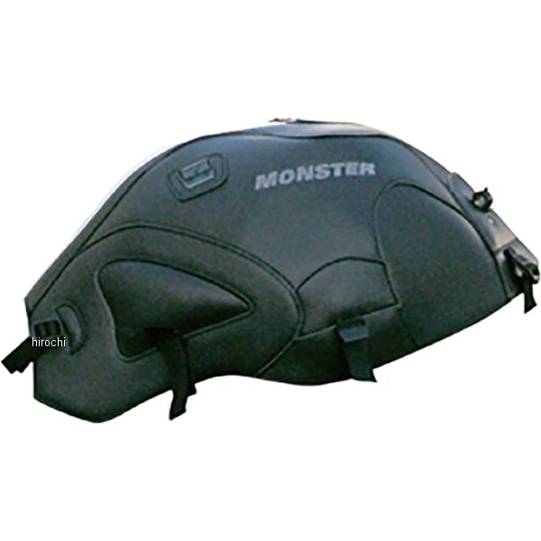 バグスター BAGSTER タンクカバー ドゥカティ MONSTER400 黒/白ストライプ 1405T HD店