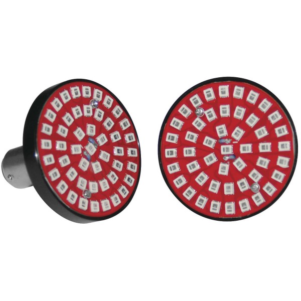 【USA在庫あり】 レトリックライティング LETRIC LIGHTING LEDバルブキット バレットスタイルウインカー用 プレミアム 1157 赤 letLLC-P7R HD店