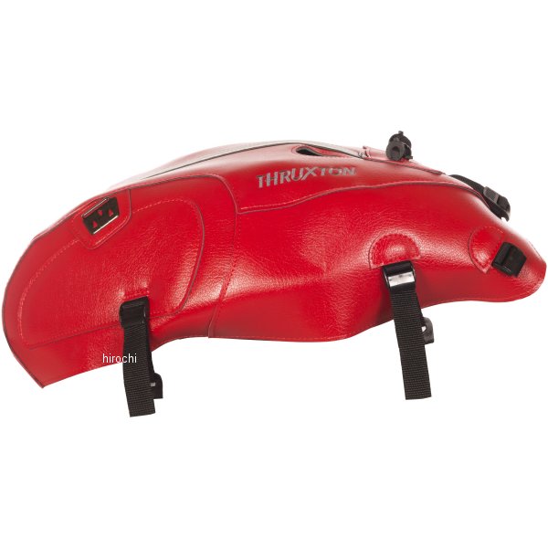 バグスター BAGSTER タンクカバー 16年-18年 トライアンフ スラクストン1200 赤/シルバー 1719A HD店