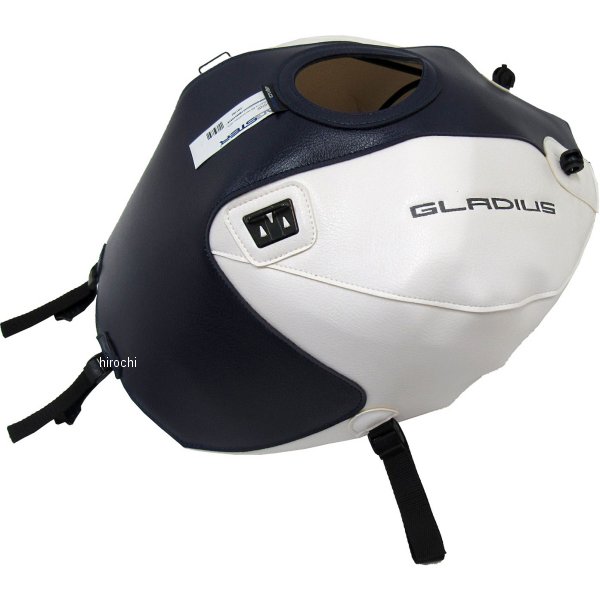 バグスター BAGSTER タンクカバー 09年-15年 グラディウス400/650 白/Ｄブルー 1570F HD店