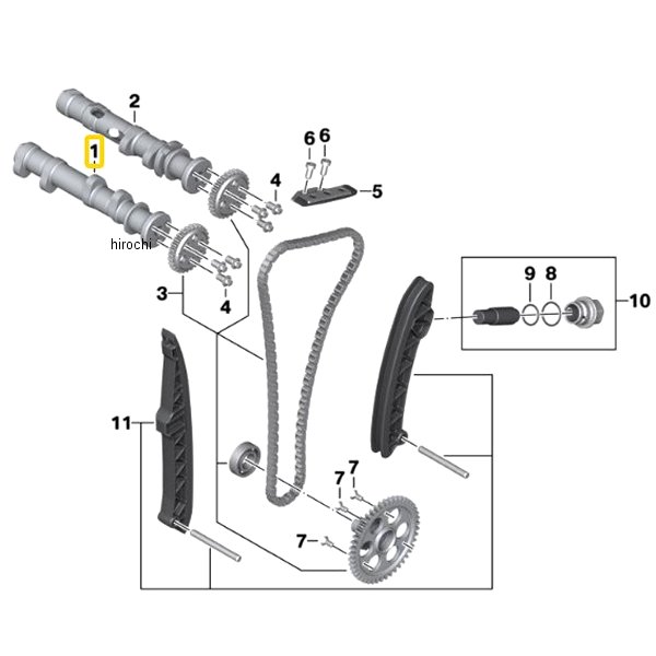 BMW純正 IN 側カムシャフト 11318387901 HD店