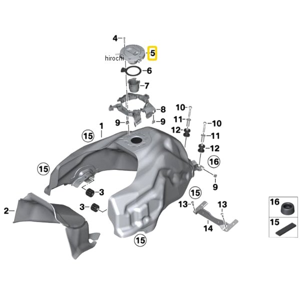 BMW純正 Filler cap 16118394059 HD店