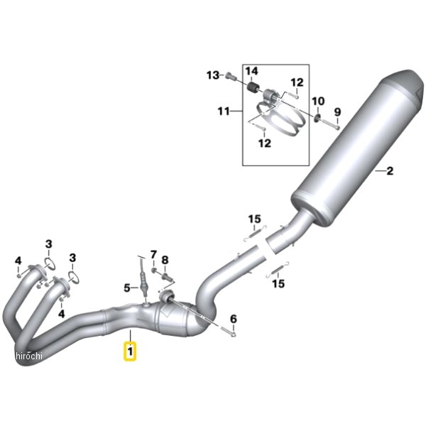 BMW純正 エキゾースト マニフォールド 18518546595 HD店
